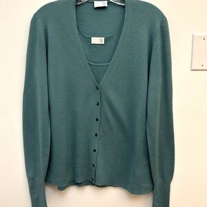 TSE Cashmere Silk Sweater Set